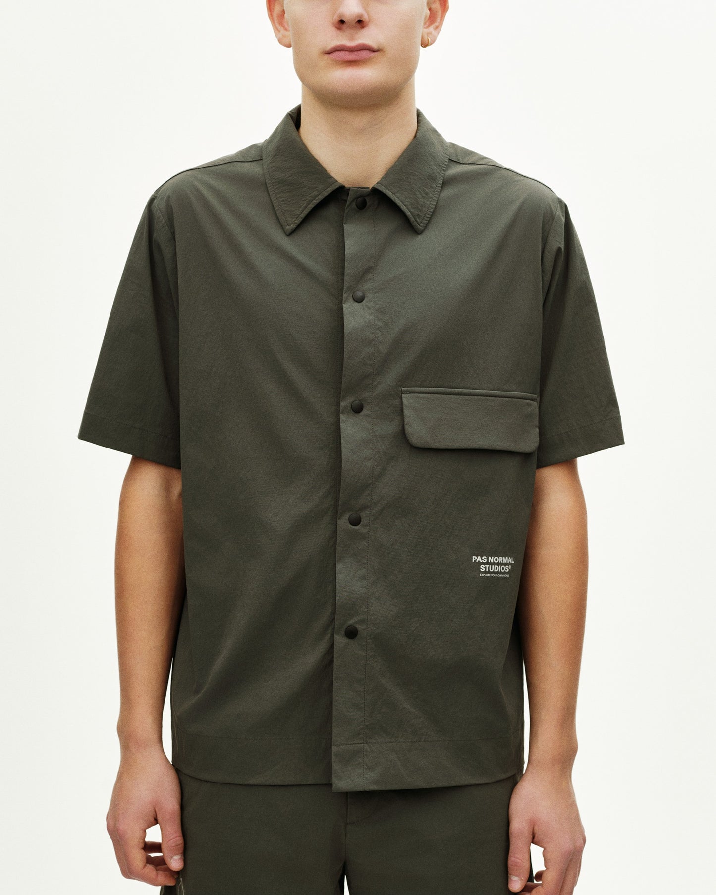 PAS NORMAL STUDIOS Off Race Light Tech Camiseta - Dark Grey