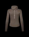 PAS NORMAL STUDIOS Women Thermal Hooded Baselayer Windproof - Dark Coffee