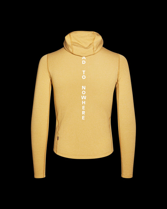 PAS NORMAL STUDIOS Men Thermal Hooded Windproof Base Layer - Camel / Marron