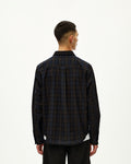 PAS NORMAL STUDIOS Off Race Seersucker Shirt - Dark Navy