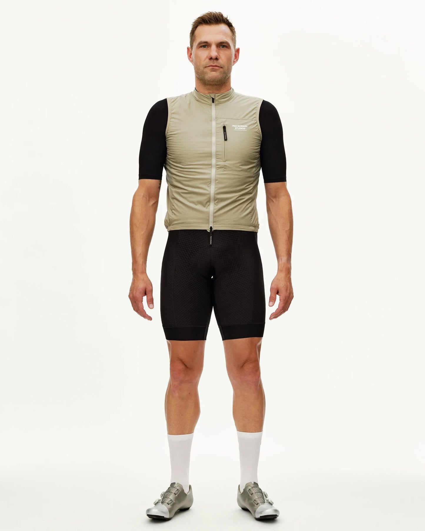 PAS NORMAL STUDIOS Essential Insulated Chaleco de ciclismo - Grey Sage