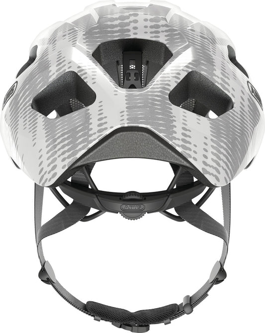 ABUS MACATOR Hjelm - Hvid SILVER