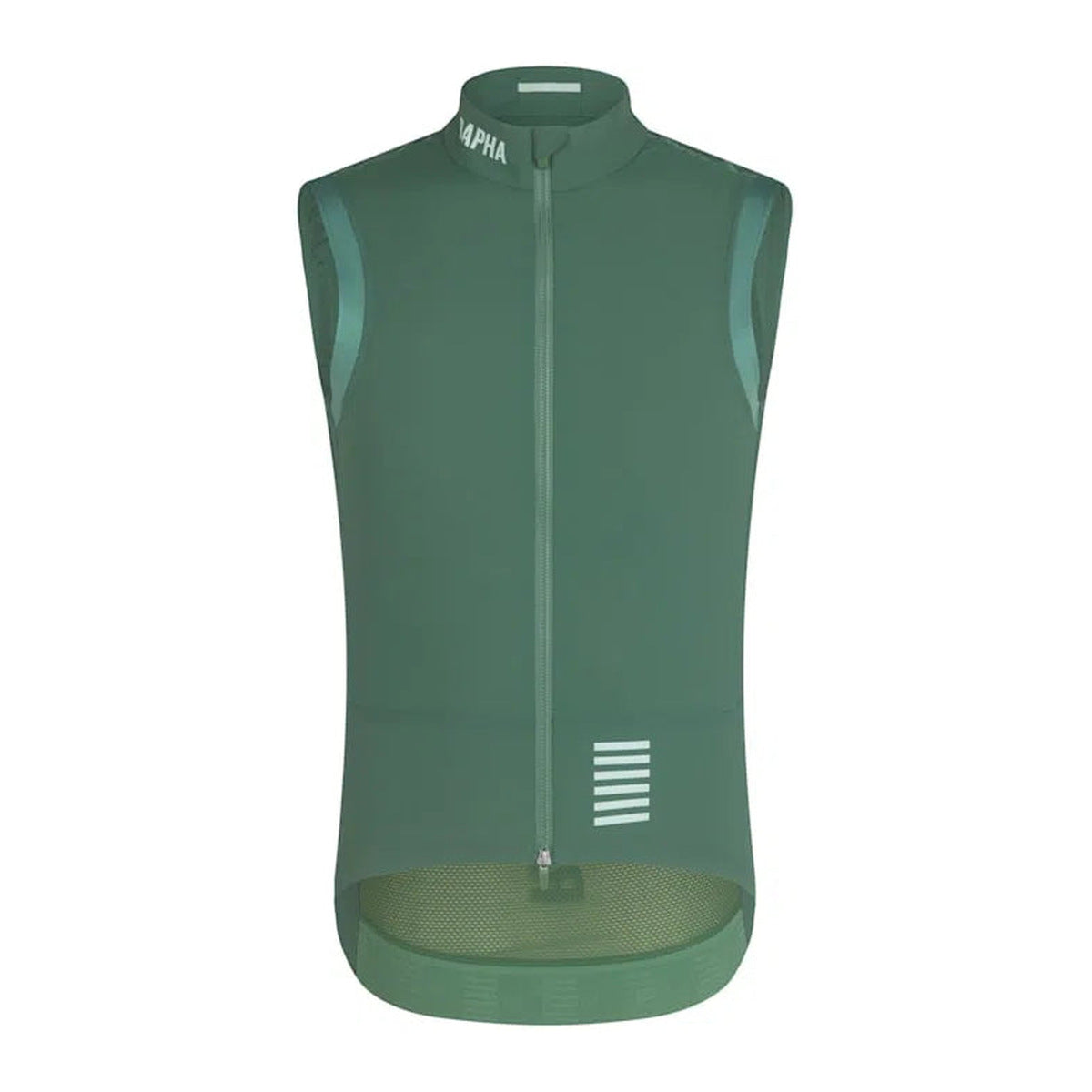 RAPHA Pro Team Lightweight Gilet - MSG Dark Green/Pale Green