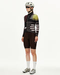 PAS NORMAL STUDIOS Women Mechanism Long Sleeve Jersey - AOP International Dark Olive