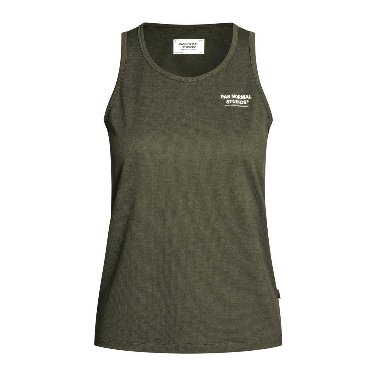 PAS NORMAL STUDIOS Women Balance Singlet - Dark Olive