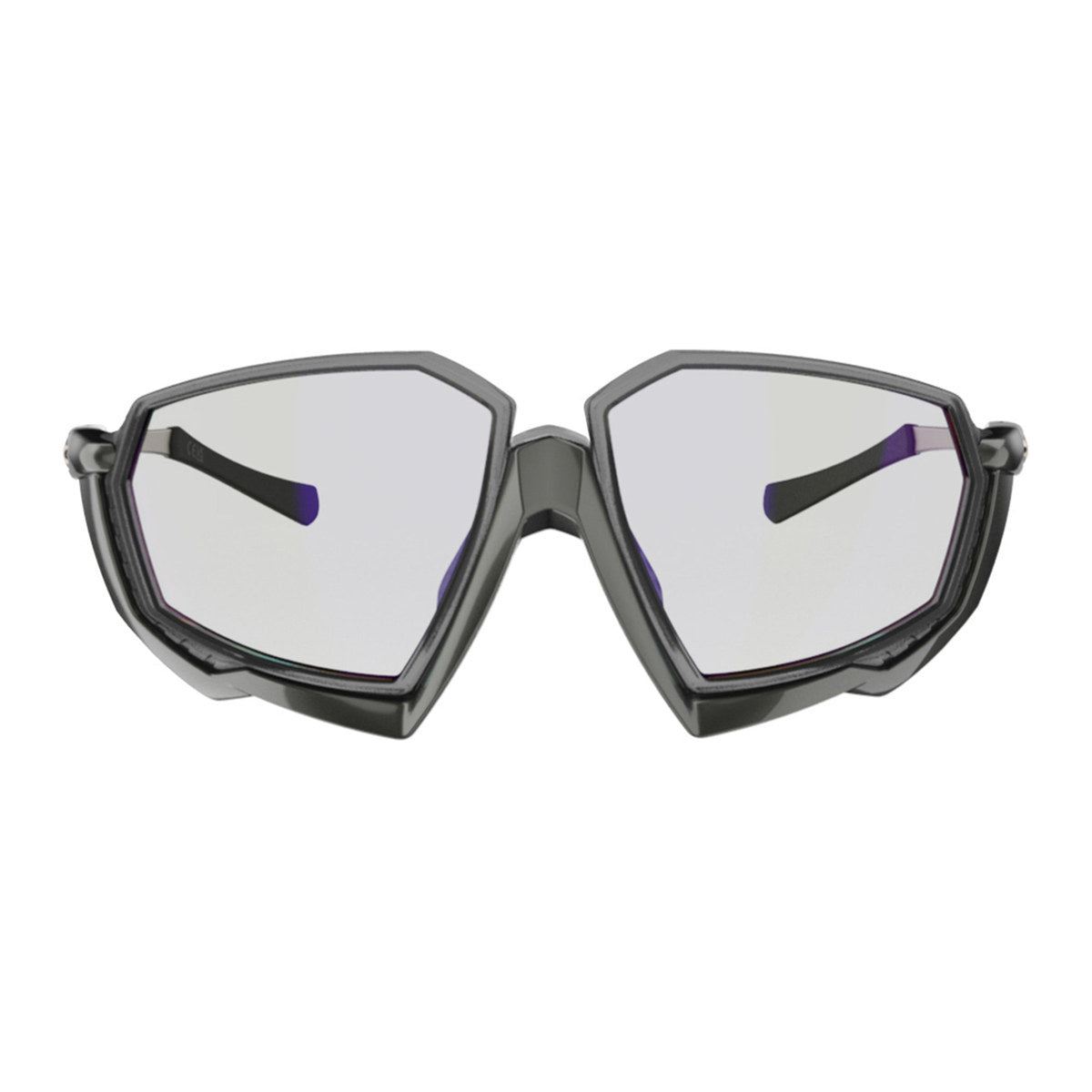 SCICON AEROJET TITANIUM METAL BLACK RX SUNNGLASSES - CLEAR LENSES