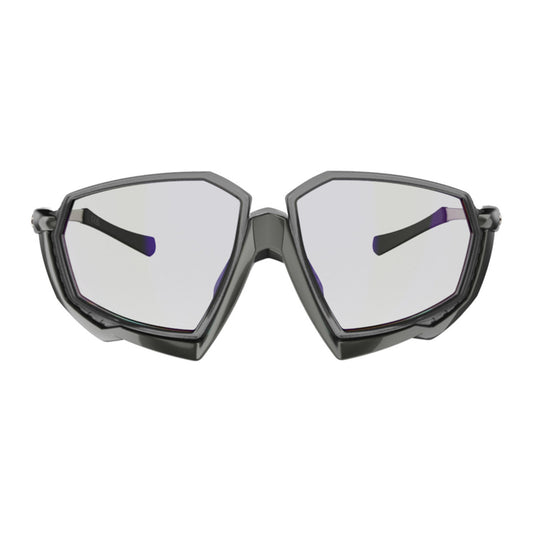 SCICON AEROJET TITANIUM METAL BLACK RX SUNNGLASSES - CLEAR LENSES