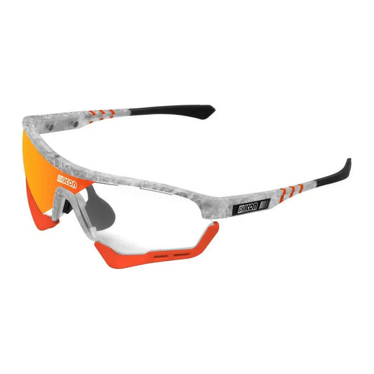 SCICON AEROTECH FROZEN WHITE Sunglasses - PHOTOCHROMIC RED LENS