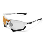 SCICON AEROTECH WHITE GLOSS Sunglasses - PHOTOCHROMIC BRONZE LENS