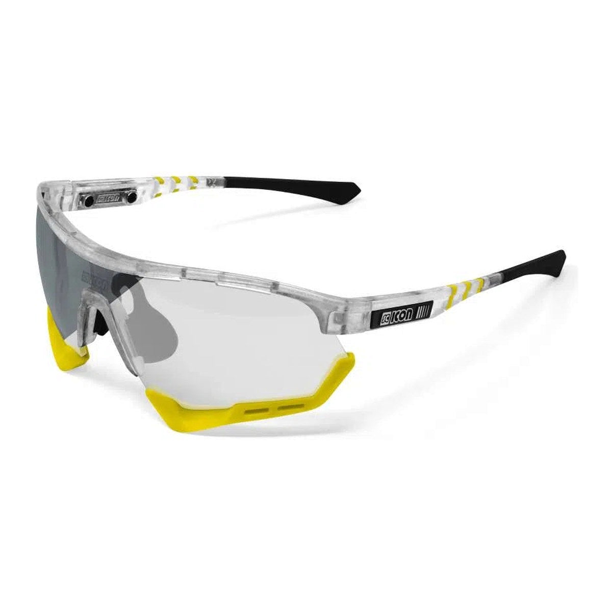 SCICON AEROTECH XL FROZEN WHITE Sunglasses - PHOTOCHROMIC SILVER LENS