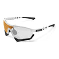 SCICON AEROTECH XL WHITE GLOSS Sunglasses - PHOTOCHROMIC BRONZE LENS