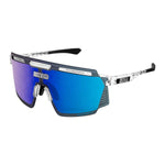 SCICON AEROWATT CRYSTAL GLOSS Sunglasses - MULTIMIRROR BLUE LENSES