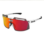 SCICON AEROWATT FOZA CRYSTAL GLOSS Sunglasses - MULTIMIRROR RED LENSES