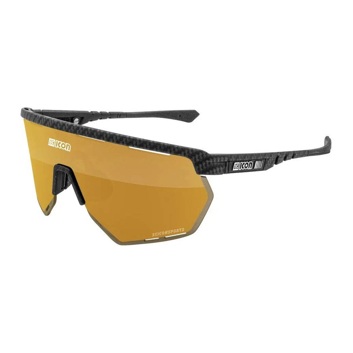 SCICON AEROWING CARBON MATT Sunglasses - MULTIMIRROR BRONZE LENSES