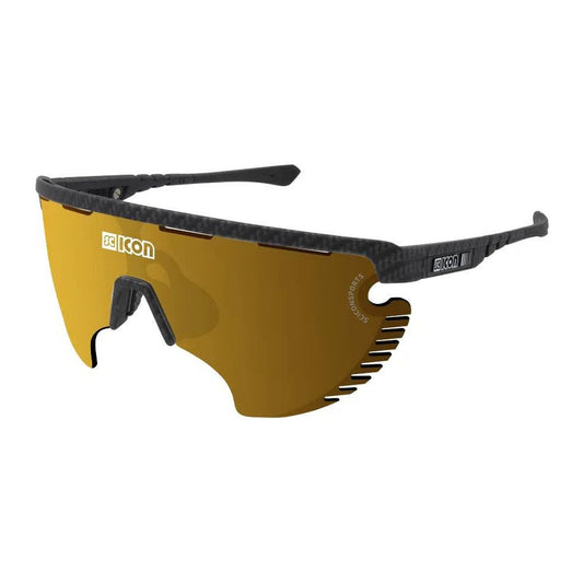 SCICON AEROWING LAMON CARBON MATT Sunglasses - MULTIMIRROR BRONZE LENSES