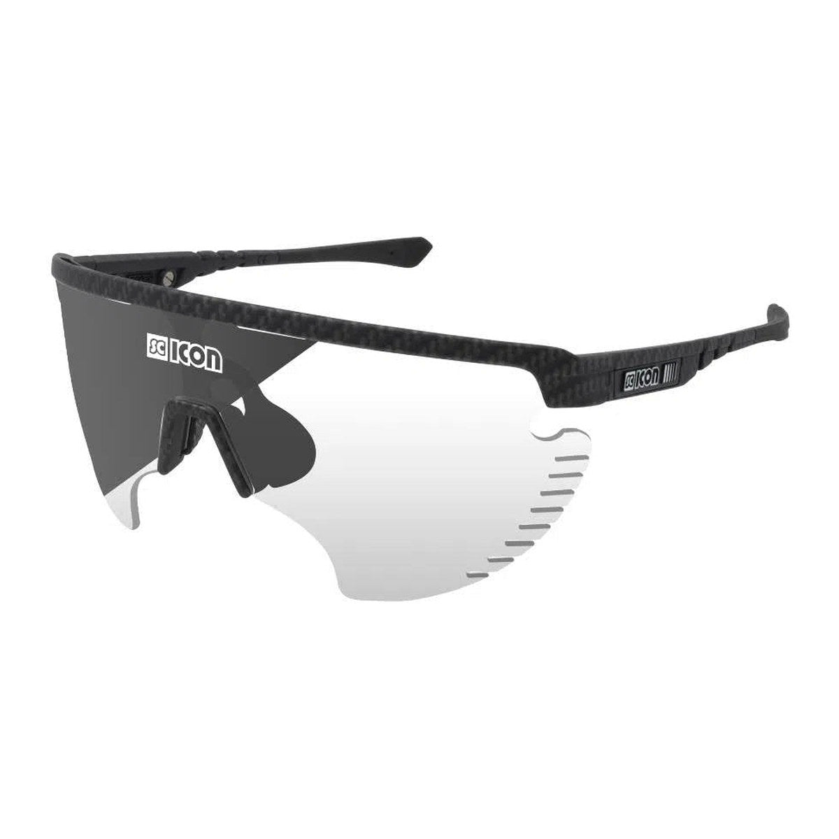 SCICON AEROWING LAMON CARBON MATT Sunglasses - PHOTOCHROMIC SILVER MIRROR LENS