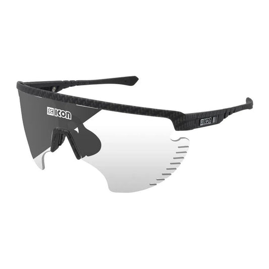 SCICON AEROWING LAMON CARBON MATT Sunglasses - PHOTOCHROMIC SILVER MIRROR LENS