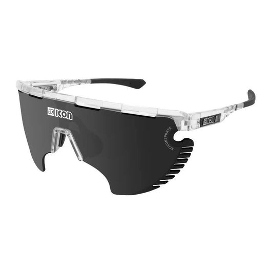 SCICON AEROWING LAMON CRYSTAL GLOSS Sunglasses - MULTIMIRROR SILVER LENSES
