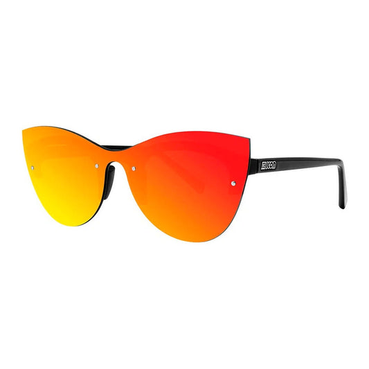 SCICON PHANTOM BLACK GLOSS Sunglasses - MULTIMIRROR RED LENSES