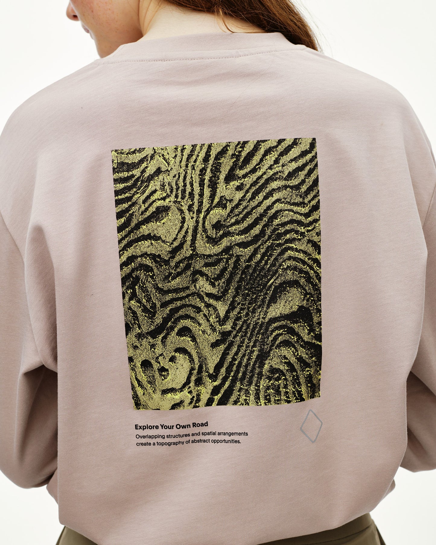 PAS NORMAL STUDIOS OffRace Long Sleeve Graphic Shirt - Haze