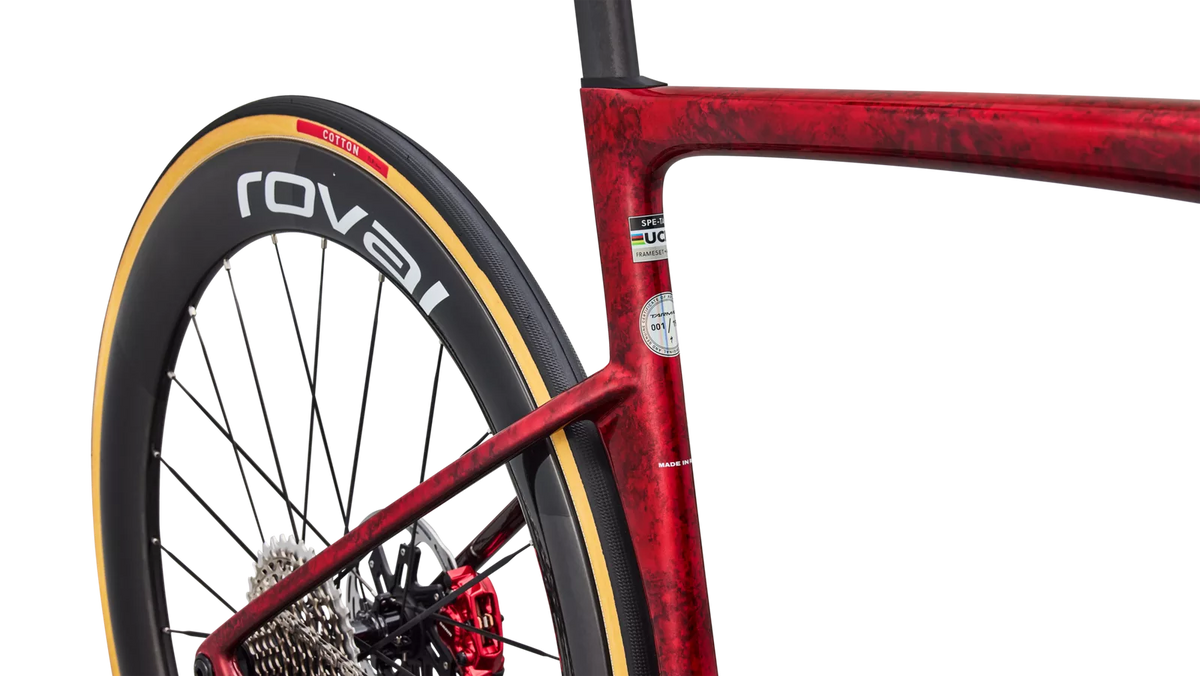 SPECIALIZED S-WORKS TARMAC SL9 LTD BUILT FOR LEGENDS ROAD BIKE - RACE RED / VAPOR