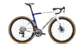 SPECIALIZED TARMAC SL9 S LEVEL Road Bike - WHITE/MAJOLICA BLUE METALLIC/OBSIDIAN METALLIC