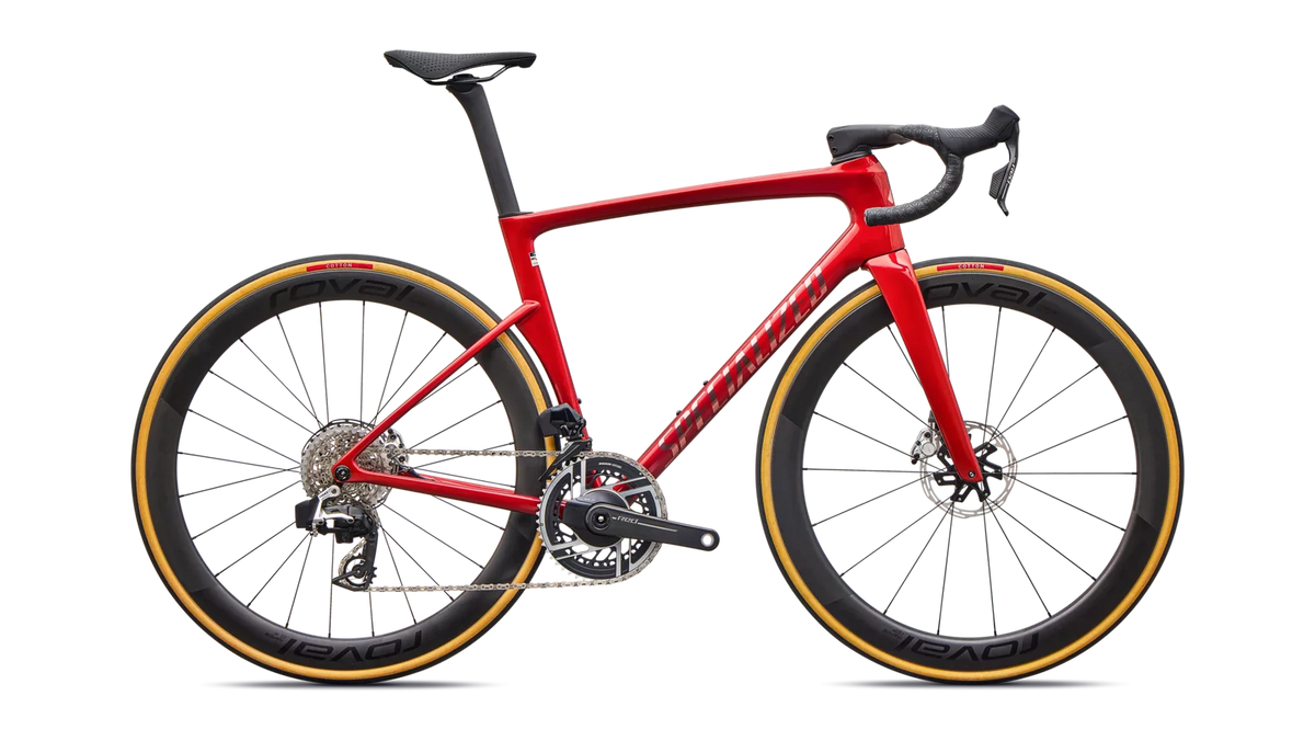 SPECIALIZED TARMAC SL9 S-LEVEL ROAD BIKE SRAM RED AXS - GLOSS CAYENNE METALLIC / CHROME