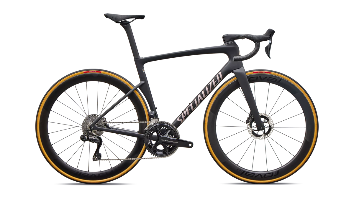 SPECIALIZED TARMAC SL9 S-LEVEL ROAD BIKE SHIMANO DURA-ACE DI2 - SATIN CARBON / SILVER DUST