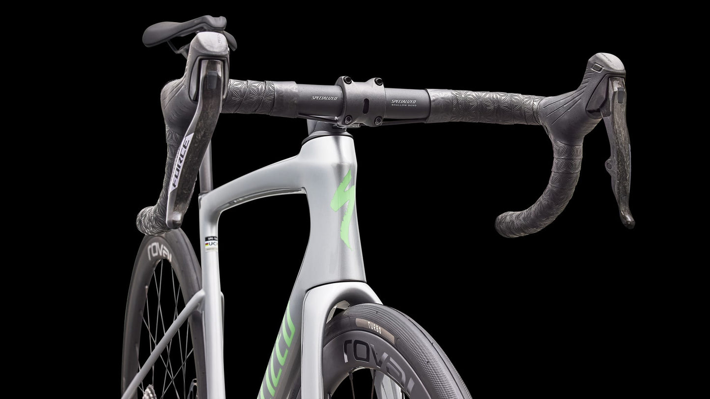 SPECIALIZED TARMAC SL9 EXPERT Vejcykel - SILVER DUST/POWDER LIME