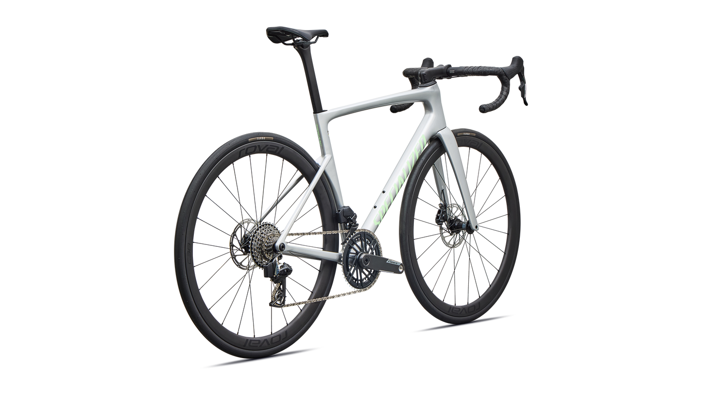 SPECIALIZED TARMAC SL9 EXPERT Vejcykel - SILVER DUST/POWDER LIME