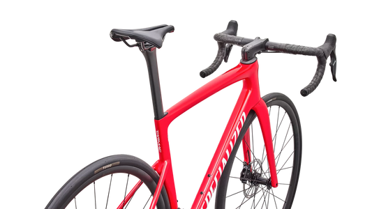SPECIALIZED TARMAC SL9 COMP ROAD BIKE SRAM RIVAL AXS - GLOSS VIVID RED / WHITE