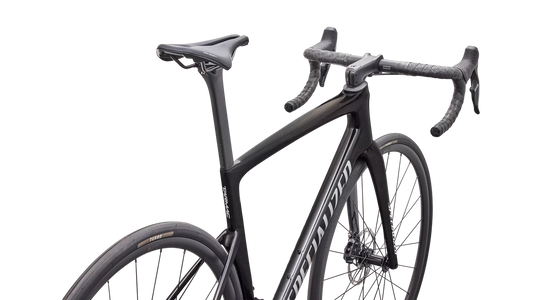 SPECIALIZED TARMAC SL9 COMP ROAD BIKE SRAM RIVAL AXS - GLOSS CHARCOAL TINT / DOLOMITE METALLIC