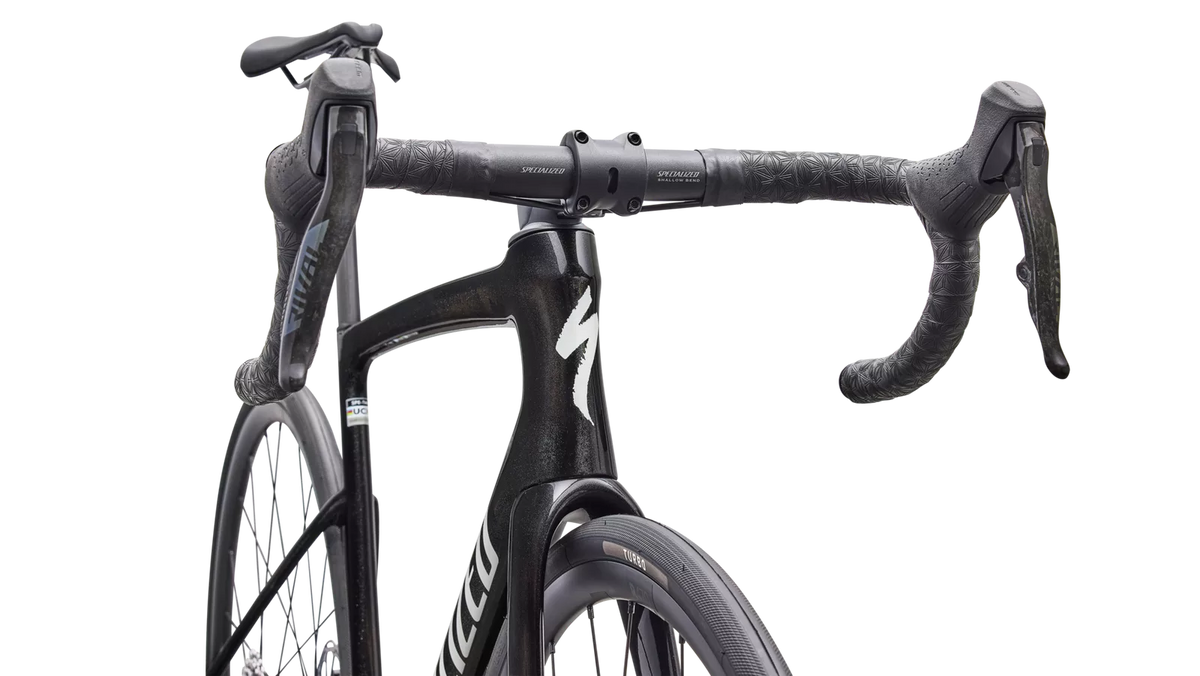 SPECIALIZED TARMAC SL9 COMP ROAD BIKE SRAM RIVAL AXS - GLOSS CHARCOAL TINT / DOLOMITE METALLIC