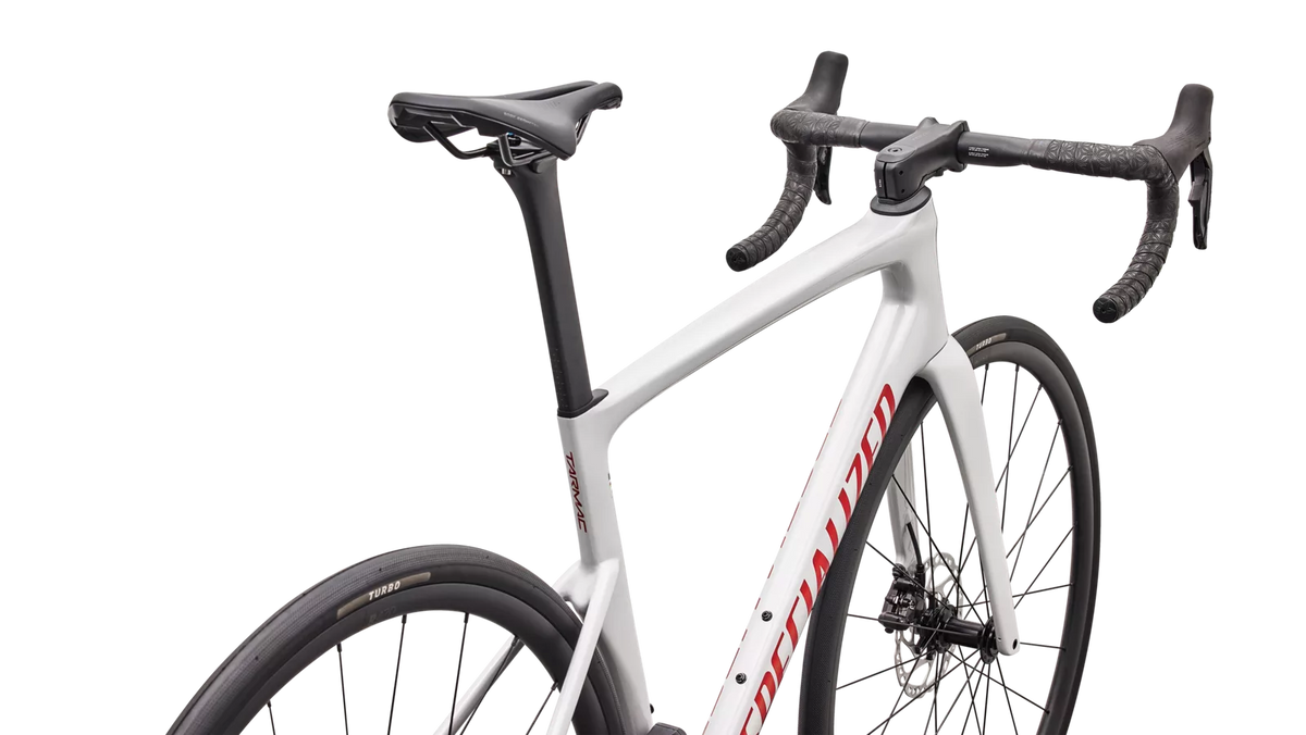 SPECIALIZED TARMAC SL9 COMP ROAD BIKE SHIMANO 105 DI2 - GLOSS DOLOMITE METALLIC / CAYENNE METALLIC