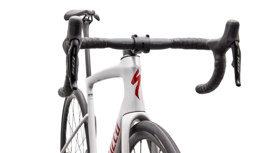 SPECIALIZED TARMAC SL9 COMP ROAD BIKE SHIMANO 105 DI2 - GLOSS DOLOMITE METALLIC / CAYENNE METALLIC