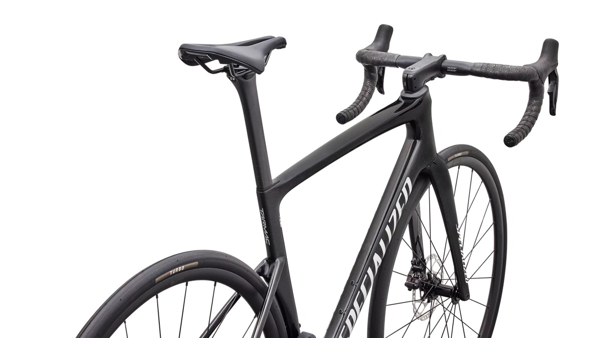 SPECIALIZED TARMAC SL9 COMP ROAD BIKE SHIMANO 105 DI2 - GLOSS CHARCOAL TINT / DOLOMITE METALLIC