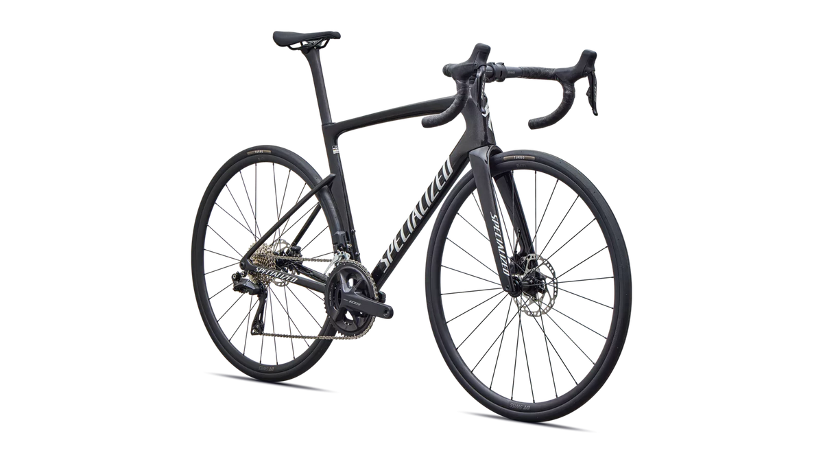 SPECIALIZED TARMAC SL9 COMP ROAD BIKE SHIMANO 105 DI2 - GLOSS CHARCOAL TINT / DOLOMITE METALLIC