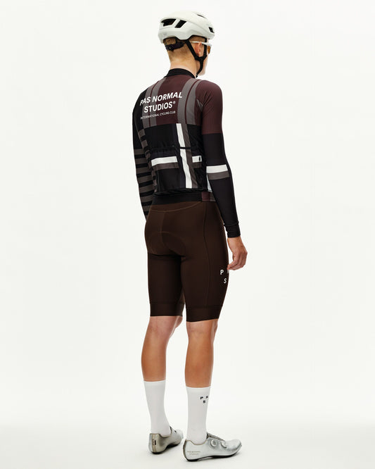 PAS NORMAL STUDIOS Hommes Mechanism Maillot manches longues - AOP International Dark Olive