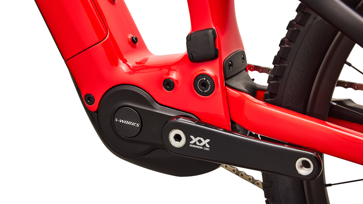 SPECIALIZED S-Works Turbo Levo 4 X Elektrisches Mountainbike - Fiery Red / Schwarz