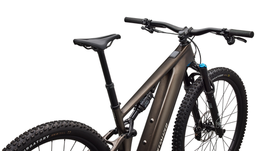 SPECIALIZED Turbo Levo R Comp MTB Ebike - Gloss Gunmetal / White Mountains