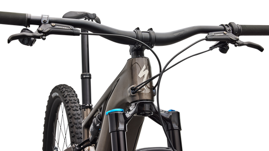 SPECIALIZED Turbo Levo R Comp MTB Ebike - Gloss Gunmetal / White Mountains