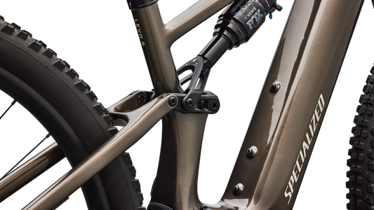 SPECIALIZED Turbo Levo R Comp MTB Ebike - Gloss Gunmetal / White Mountains