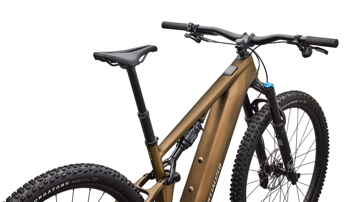 SPECIALIZED Turbo Levo R Comp Elektrisches Mountainbike - Satin Burnt Gold Metallic / Sandstone Metallic