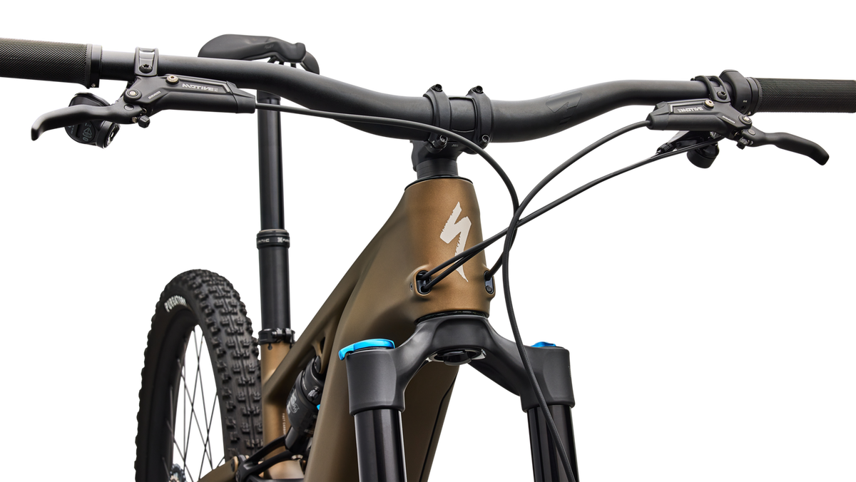 SPECIALIZED Turbo Levo R Comp Elektrisches Mountainbike - Satin Burnt Gold Metallic / Sandstone Metallic
