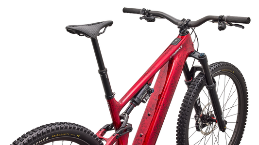 SPECIALIZED S-Works Turbo Levo 4 Elektrische mountainbike - Gloss Red Tint / Silver Dust / Metallic Wit Silver