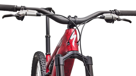SPECIALIZED S-Works Turbo Levo 4 Elektrische mountainbike - Gloss Red Tint / Silver Dust / Metallic Wit Silver