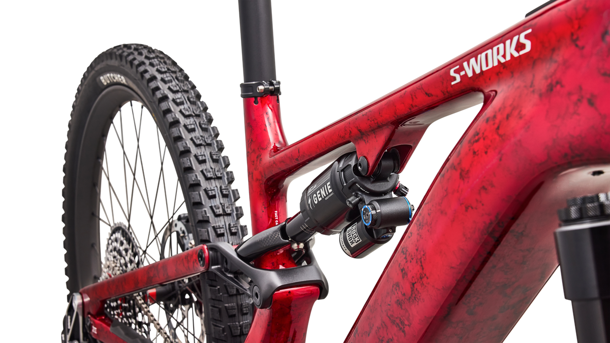 SPECIALIZED S-Works Turbo Levo 4 MTB Ebike - Gloss Red Tint / Silver Dust / Metallic White Silver