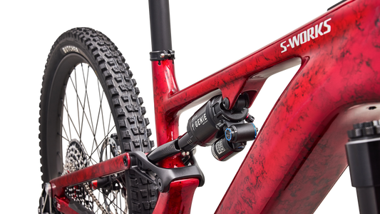 SPECIALIZED S-Works Turbo Levo 4 Elektrische mountainbike - Gloss Red Tint / Silver Dust / Metallic Wit Silver