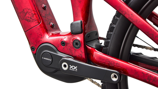 SPECIALIZED S-Works Turbo Levo 4 Elektrische mountainbike - Gloss Red Tint / Silver Dust / Metallic Wit Silver