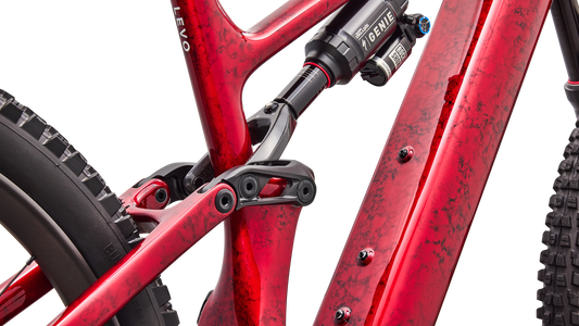 SPECIALIZED S-Works Turbo Levo 4 Elektrische mountainbike - Gloss Red Tint / Silver Dust / Metallic Wit Silver